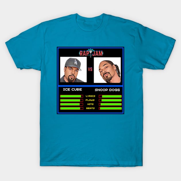 Cube vs Snoop - Rap Jam T-Shirt by M.I.M.P.